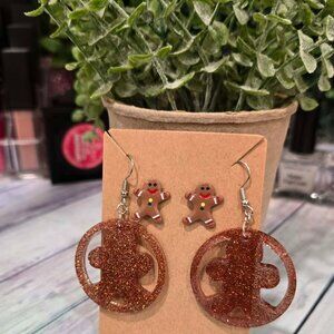 Gingerbread Man Earring combo